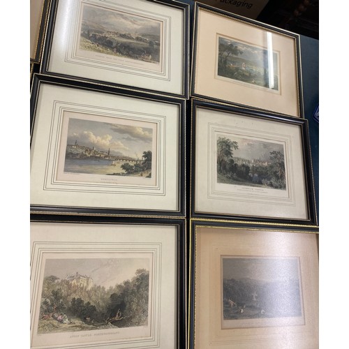 180 - Selection of 10 Lithographs, each measures approx 10 inches by 11 inches