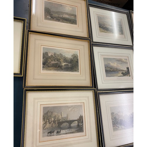 180 - Selection of 10 Lithographs, each measures approx 10 inches by 11 inches