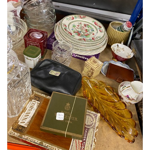 336 - Large selection of miscellaneous includes Glass ware, pottery etc