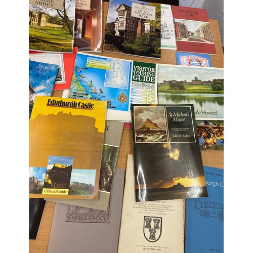 210 - Selection of national trust/ stately home and castle guides