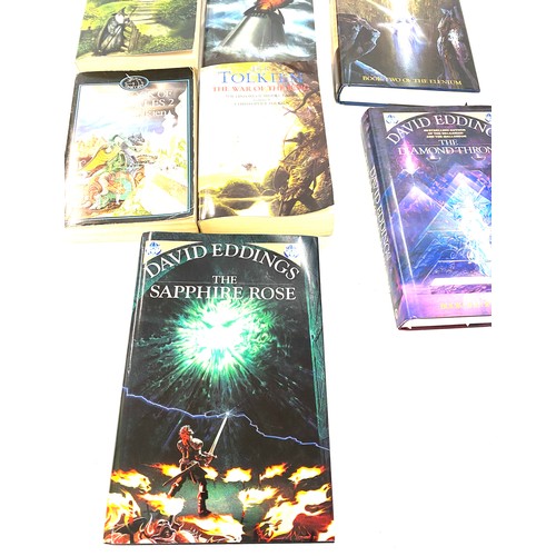 202 - 4 Books by JRR Tolkien includes The return of shadow, Sauron defeated, the book of lost talesand the... 