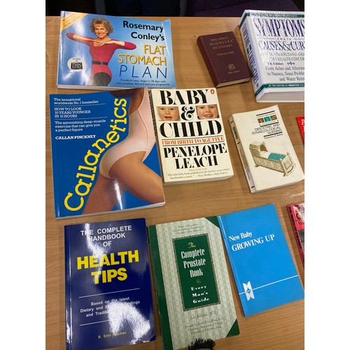 283 - Selection of medical health books includes Arthritis, symptoms and cures etc