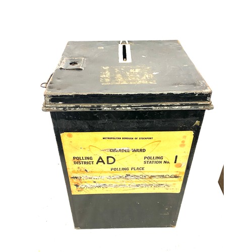 352 - Vintage Polling station with key