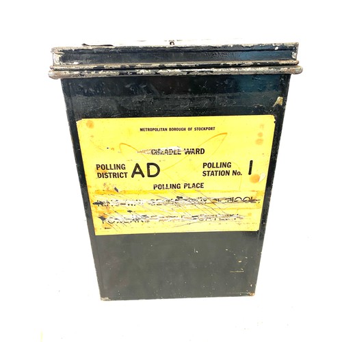 352 - Vintage Polling station with key