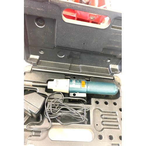 344 - Large selection of assorted tools includes tape, stanley plane, black and decker electric screwdrive... 