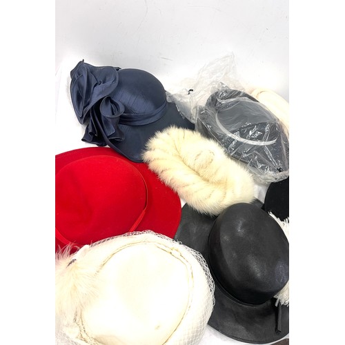 91 - Large selection of vintage and later ladies hats
