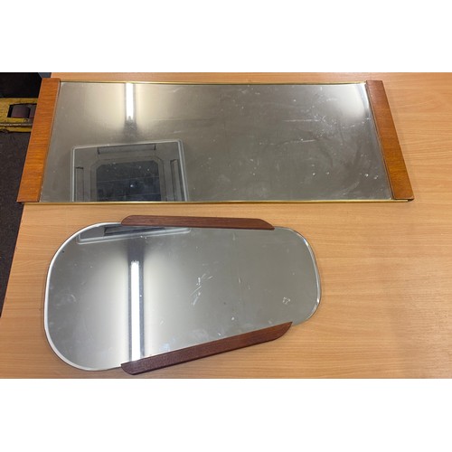 294 - 2 Retro 60s dressing table mirrors