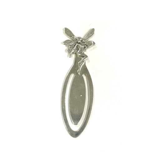 594 - Silver hallmarked fairy book marker