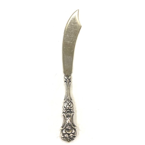 598 - Sterling silver butter knife