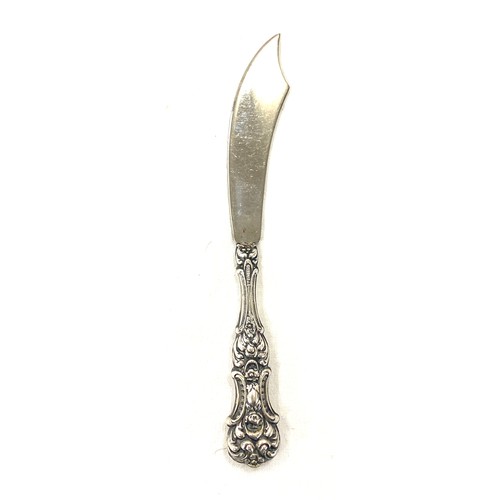 598 - Sterling silver butter knife