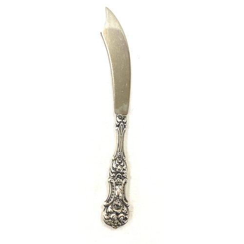 598 - Sterling silver butter knife