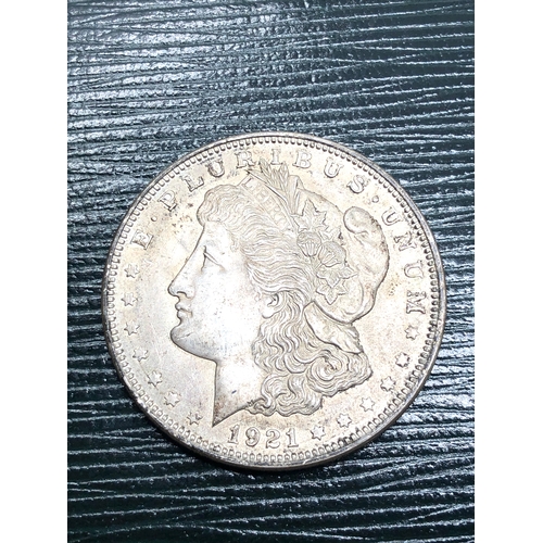 491 - 1921 Morgan silver dollar