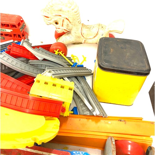 216 - Selection of vintage toys includes pull along toys etc