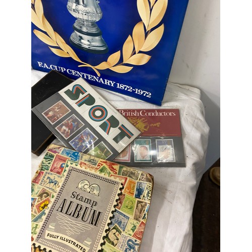 121 - Large selection of assorted stamps and coins