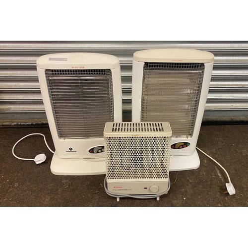 303 - 3 Electric heaters cathay, dimplex and marksnan, untested