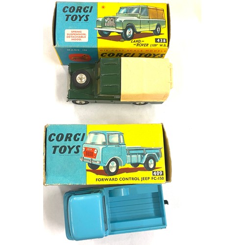 518 - 2 Boxed Corgi Toys includes Land Rover 109