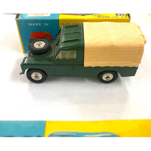 518 - 2 Boxed Corgi Toys includes Land Rover 109