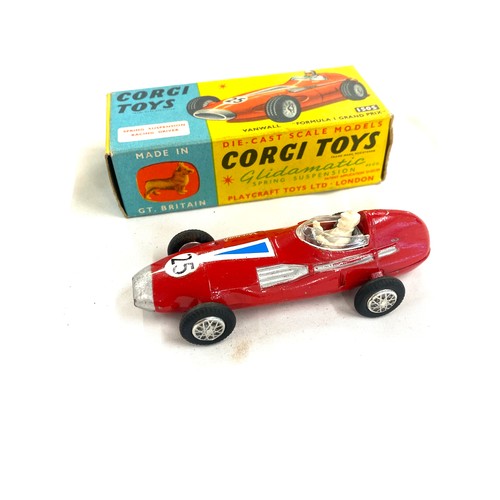 512 - Vintage Boxed corgi Toys 150s Vanwall Formula 1 grand prix model, with original box