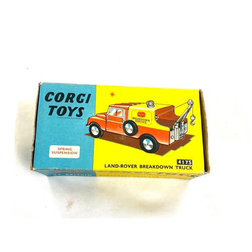 520 - Vintage Boxed Corgi Toys Land Rover Breakdown Truck 417s, in original box