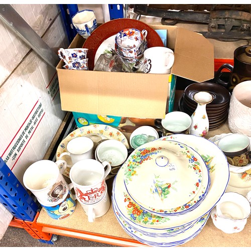 341 - Large selection of miscellaneous includes Denby tea set, pottery etc