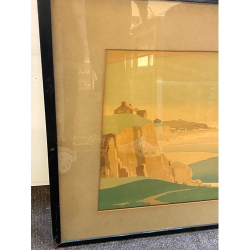 112 - Framed artwork signed W Knight, approximate measurements: Height 23 inches, Width 27 inches