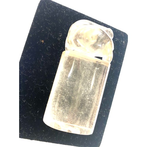 506 - Antique 19th century Chinese Rock crystal carved seal, height approximately 5.5cm