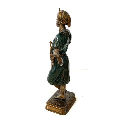 4 - Original French cold painted bronze Arab by D Debut (1824-1893) complete with foundry mark, approxim... 