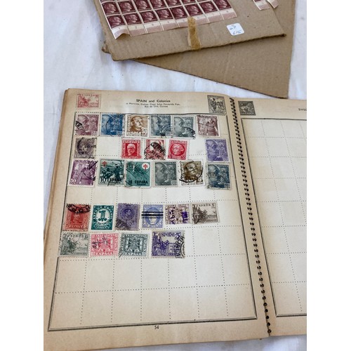 694 - Selection of vintage stamps to include special agent album, stamps of the world