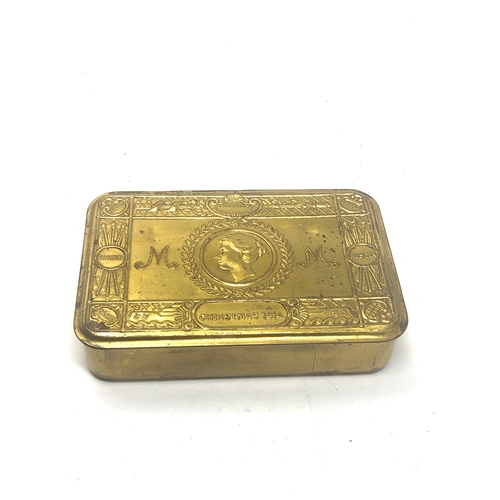 463 - ww1 brass princess mary tin