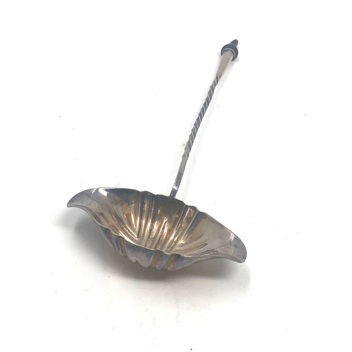 27 - Continental silver punch ladle