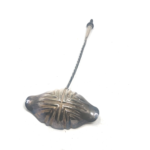 27 - Continental silver punch ladle