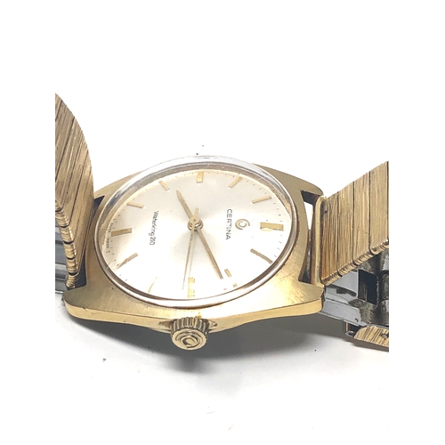 444 - Gents certina waterking 210 wristwatch the watch is ticking