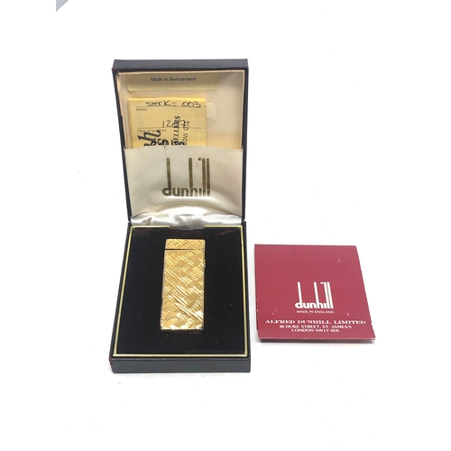 482 - boxed vintage dunhill cigarette lighter