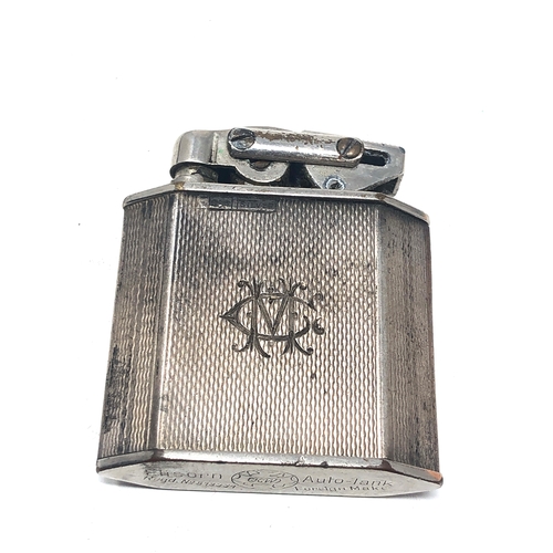 489 - vintage silver hallmarked elisorn auto-tank cigarette lighter