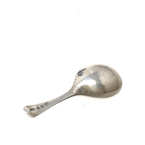 7 - Antique georgian silver tea caddy spoon