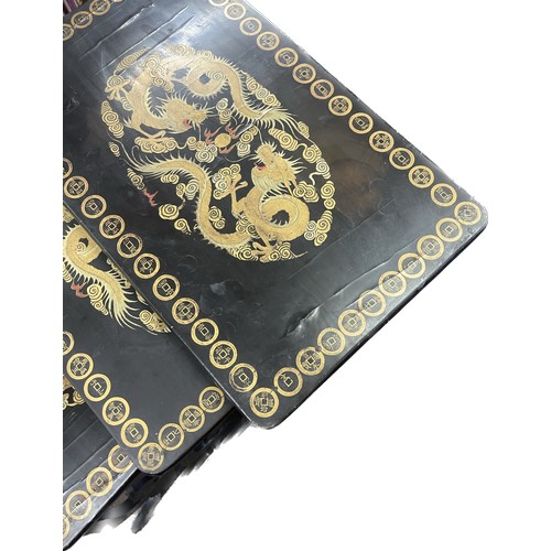 388 - Set of four oriental nest of tables