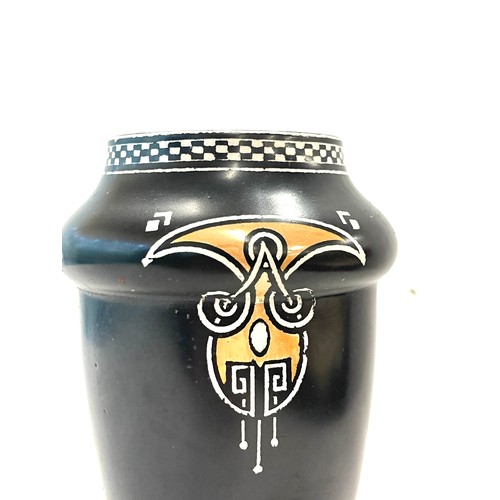 616 - Vintage Shelley art deco vase, height approx 7 inches