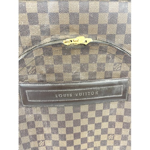 767 - Vintage ladies Louis Vuitton luggage case, approximate measurements Height 21.5 inches, Width 14.5 i... 