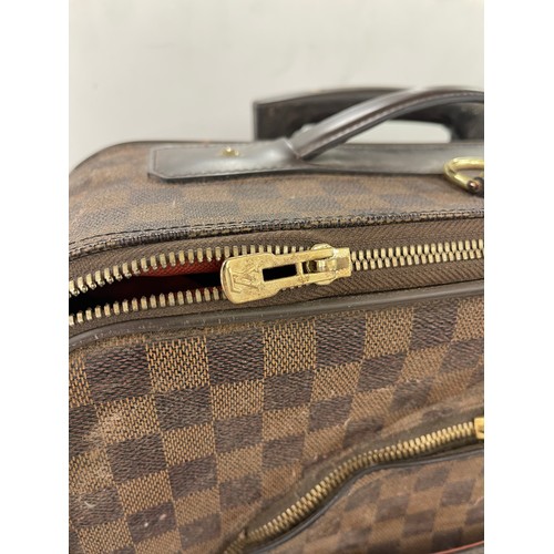 767 - Vintage ladies Louis Vuitton luggage case, approximate measurements Height 21.5 inches, Width 14.5 i... 