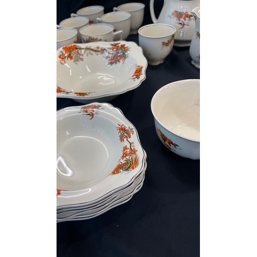 898 - Part art deco style tea/ dinner service