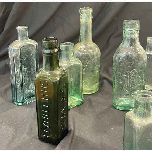 896 - Selection of vintage glass medicine bottles