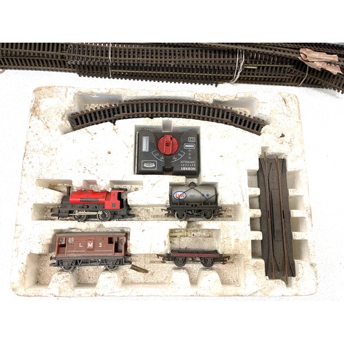 866 - Hornby train set, with Desmond and rolling stock, selection of track