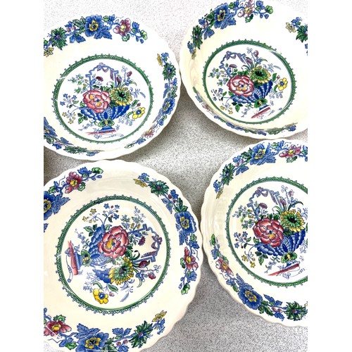 599 - Selection of 7 Masons Strathmore bowls