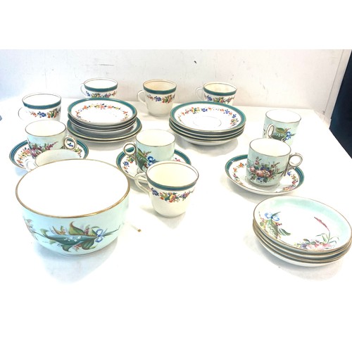 830 - Victorian hand painted porcelain