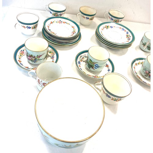 830 - Victorian hand painted porcelain