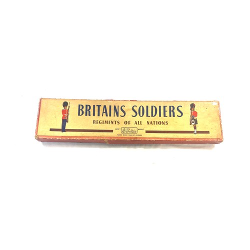 692 - Vintage Britains Royal Marines with moving arms in original box