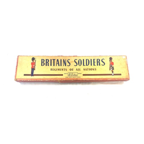 692 - Vintage Britains Royal Marines with moving arms in original box