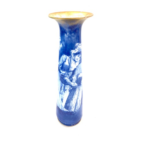 660 - Royal Doulton Children vase, approximate height 13 inches , item does has a Chip to rim