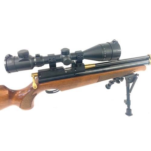 907 - Air arms S400 Carbine 1.77 calibre, 40mm richter scope 1.8, Shot mag, 1 bypod, filling hose and pell... 