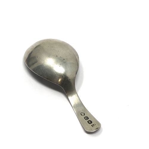 43 - Antique georgian silver tea caddy spoon